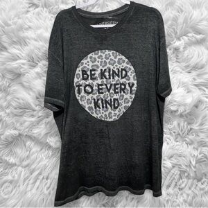 Be Kind Graphic Tee - Black